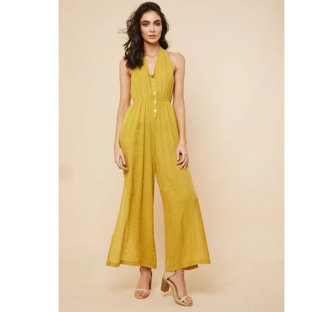 NEW! Morrisday 'Eva' Jumpsuit in MUSTARD (XS)